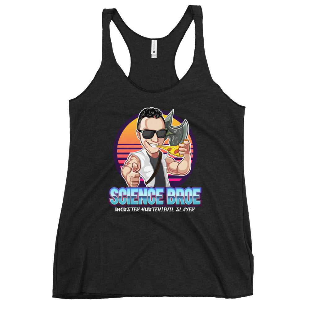 Science Broe Pizza Women's Racerback Tank